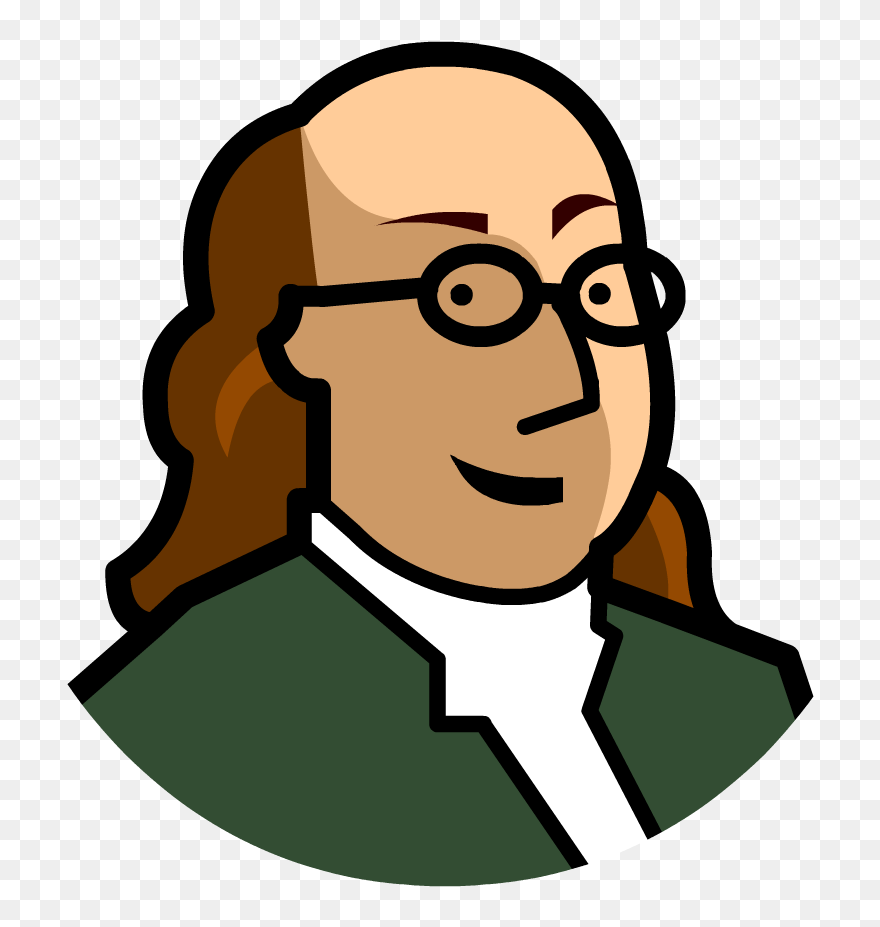Cartoon Of Benjamin Franklin Clipart