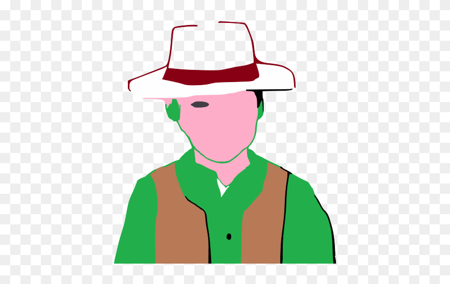 Cowboy Svg Clip Arts - Cartoon - Png Download