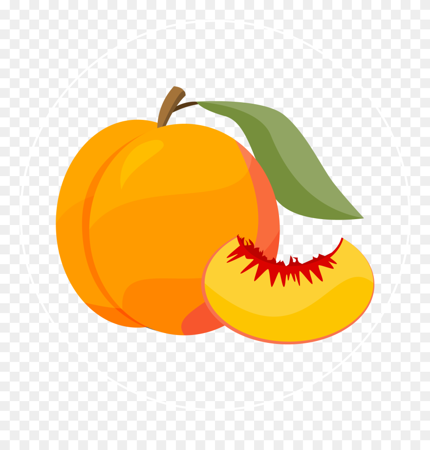 Peach-icon - Peach Icon Png Clipart