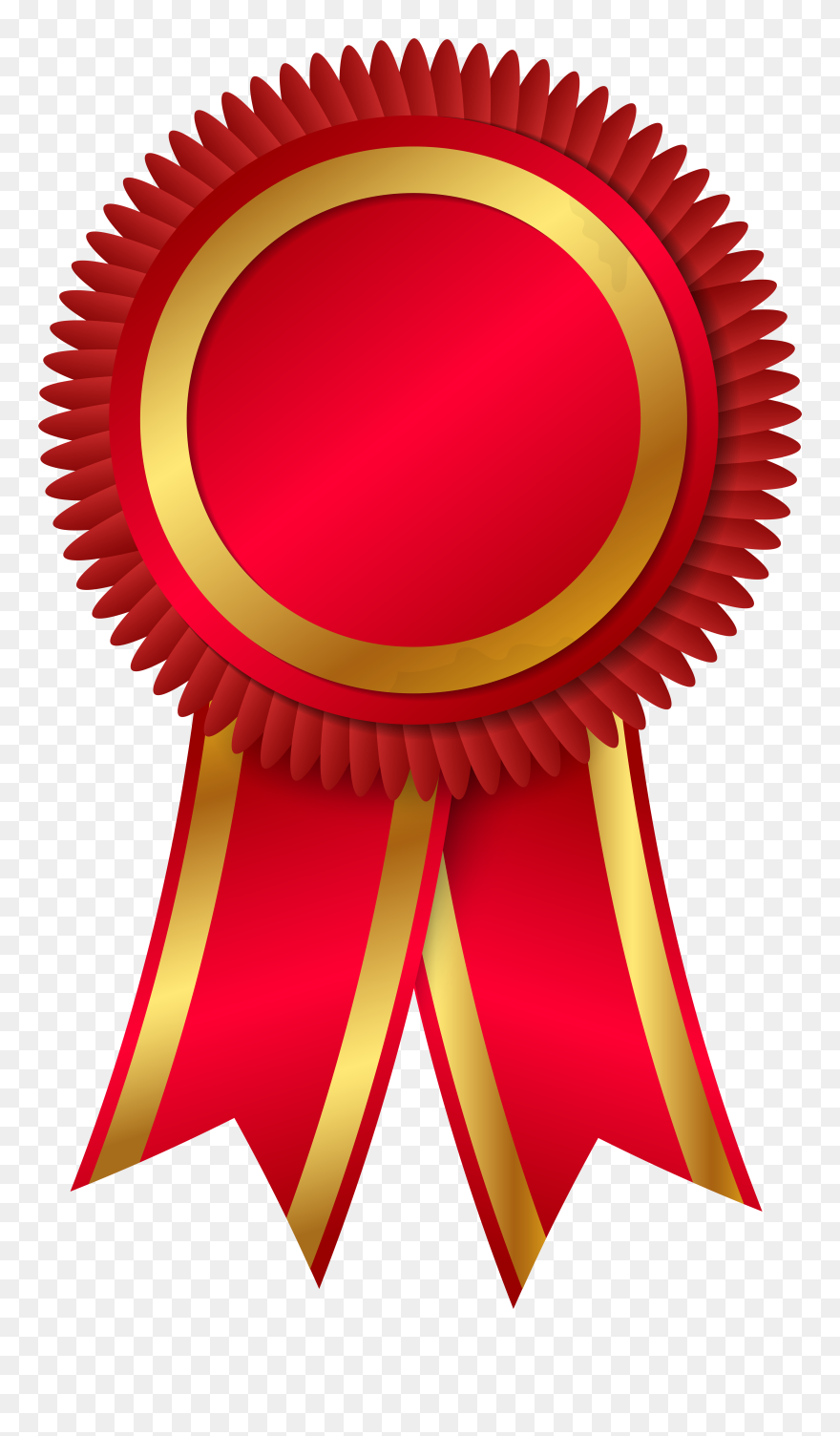 Transparent Prize Ribbon Png - Award Ribbon Png Clipart