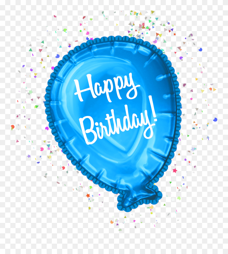 Happy Birthday Balloon Clipart Free Download - Transparent Background May Birthday - Png Download