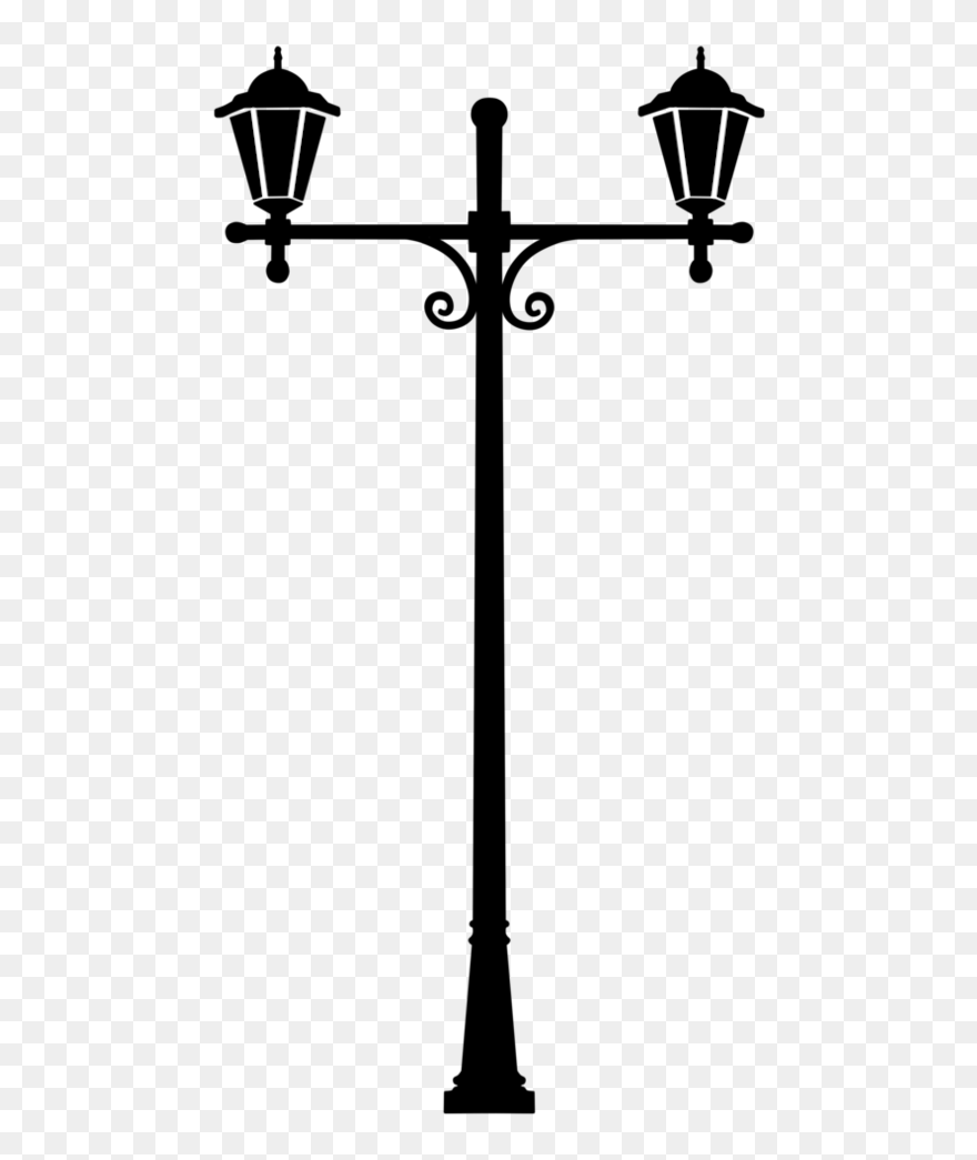 Transparent Telephone Pole Png - Street Lamp Vector Png Clipart