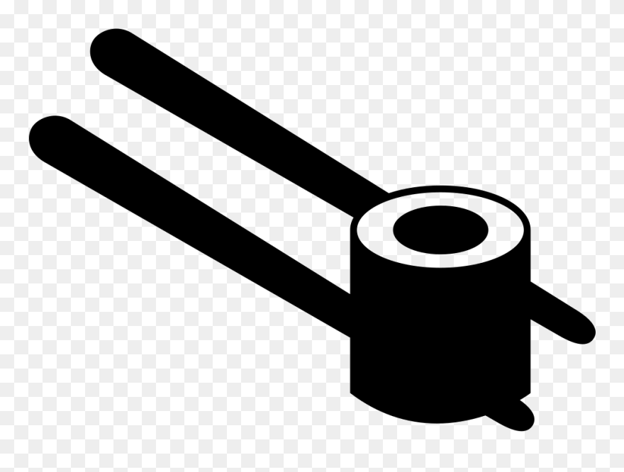 Chopsticks Clipart Svg - Chopstick Icon Png Sushi Transparent Png