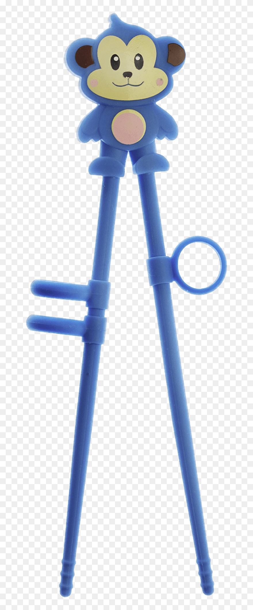 Pair Of Children"s Chopsticks - Blue Monkey Chopsticks Clipart