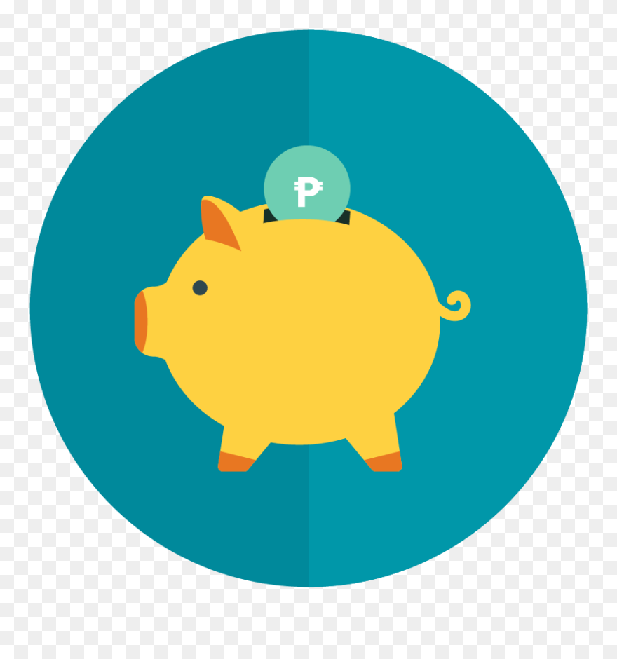 Funds Icon - Piggy Bank Icon Peso Clipart