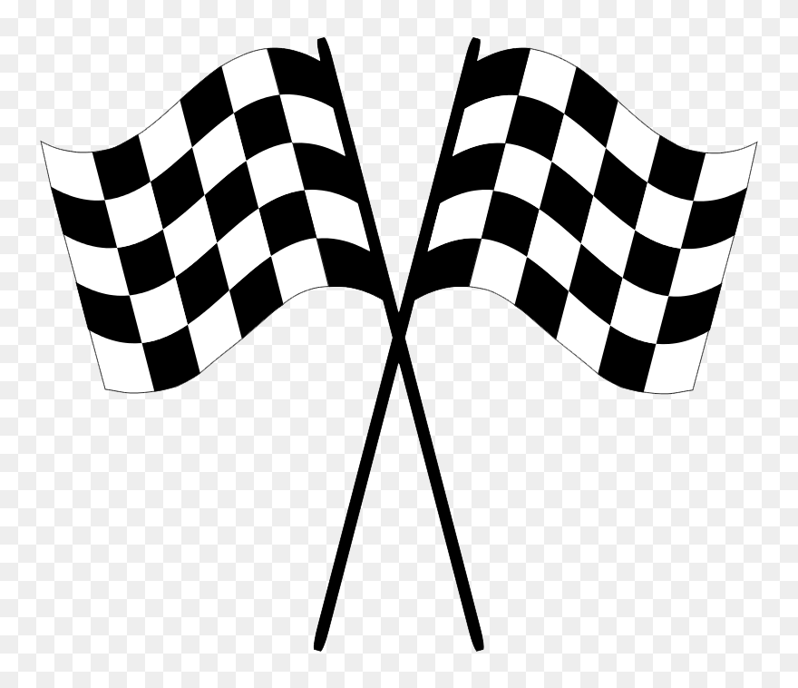 Race Checkered Flag Transparent & Png Clipart Free - Transparent Background Race Flag Png