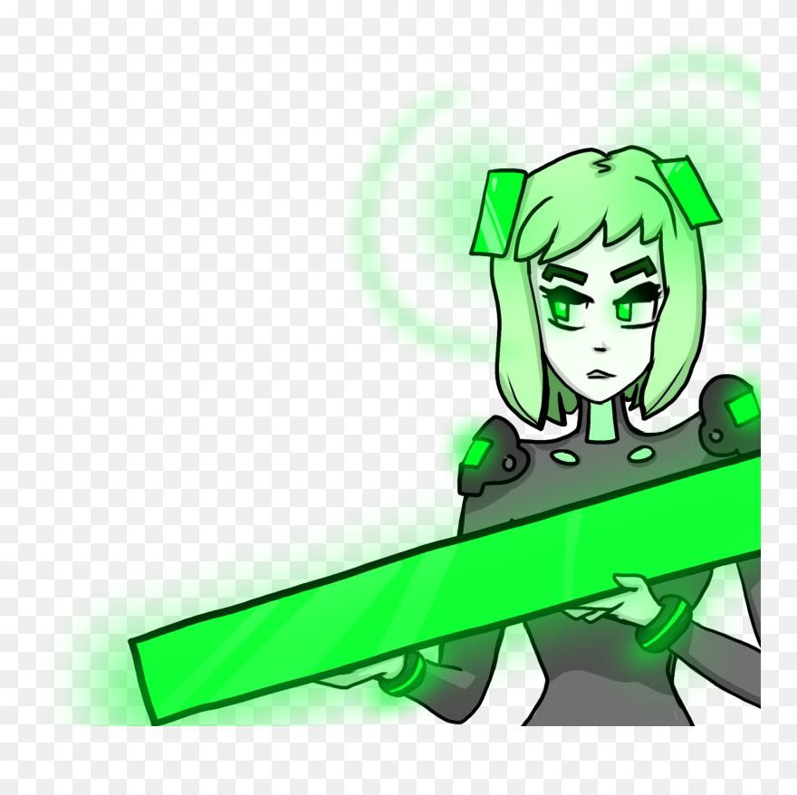 Square Shooter Girl - Cartoon Clipart