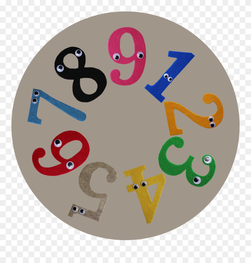 Numbers Circle - Circle Clipart