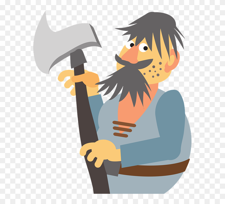 Hermes Y El Leñador Clipart