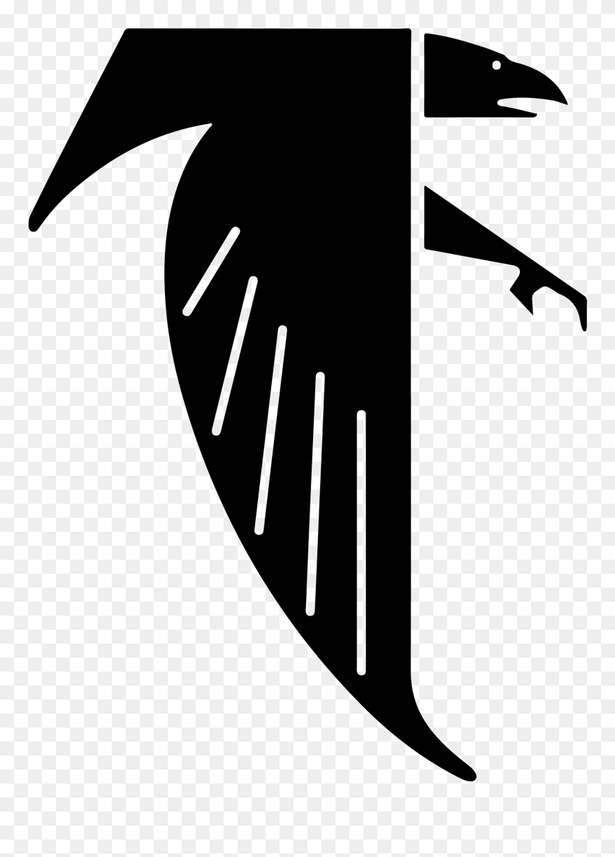 Throwback Atlanta Falcons Logo Clipart
