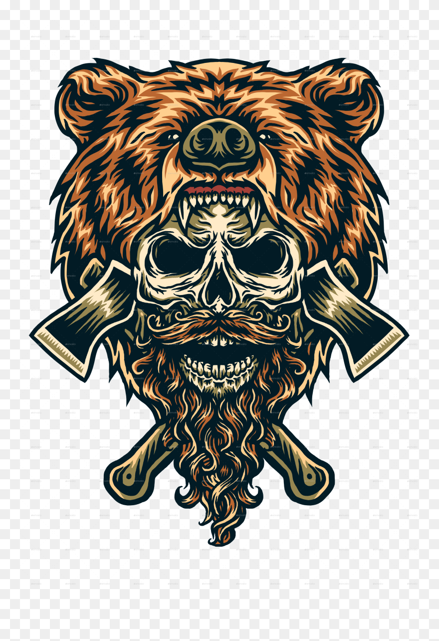 Bear Lumberjack Clipart