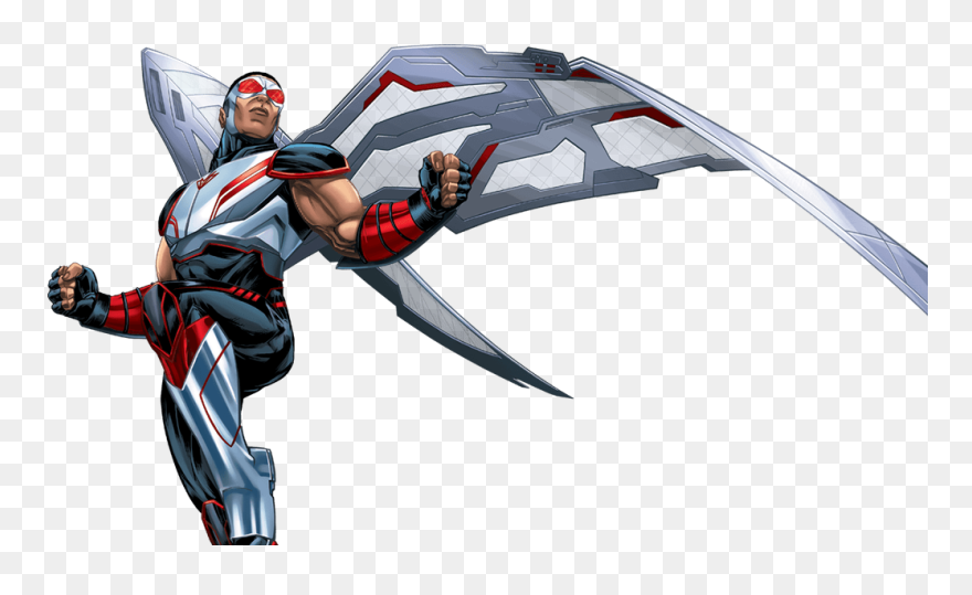 Avenger Drawing Falcon - Avengers Assemble Season 4 Falcon Clipart