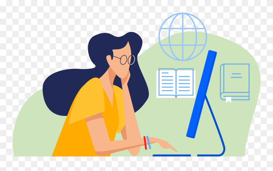 Online - Social Distancing In Meeting Clipart