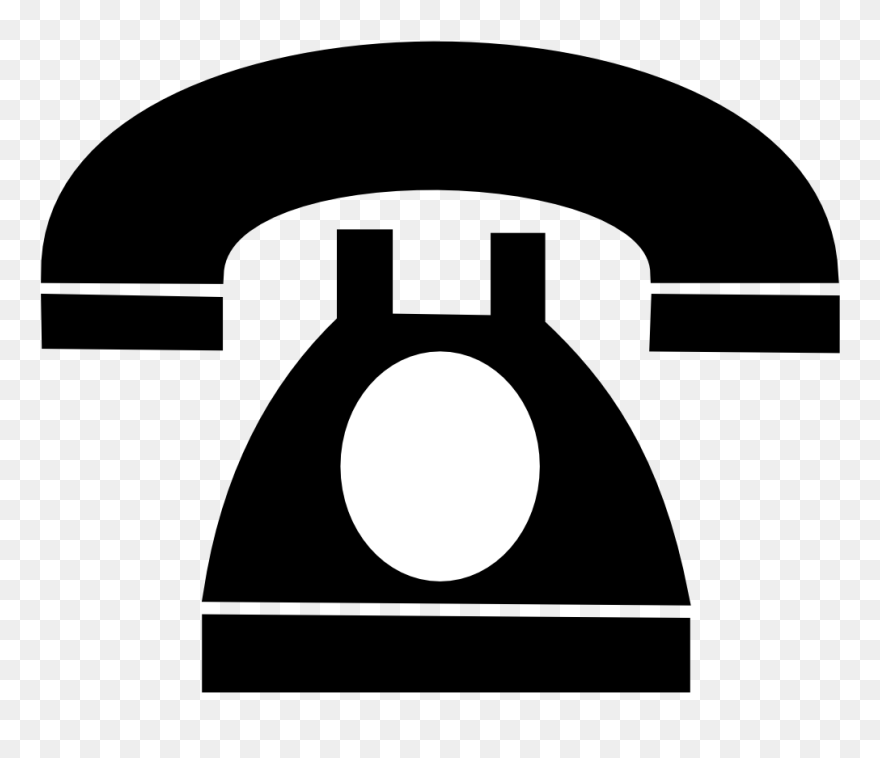 Telephone Rotary Dial Clip Art - Phone Sign - Png Download