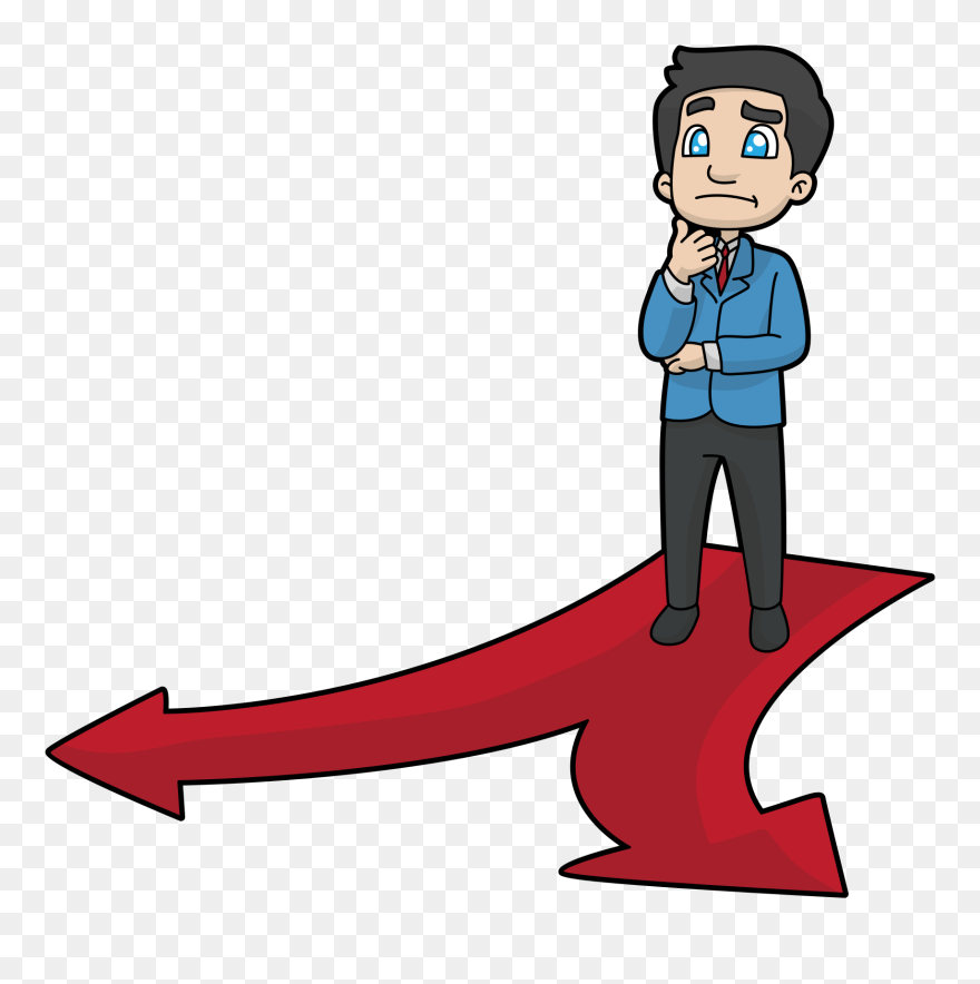 File Thinking Of Career - Transparent Cartoon Man Thinking Clipart