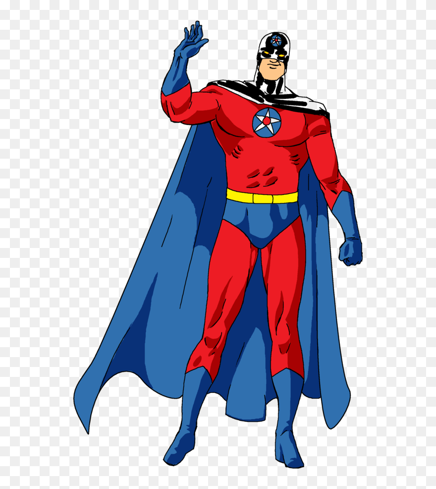 Vintage Comic Muscle Png - Superman Clipart
