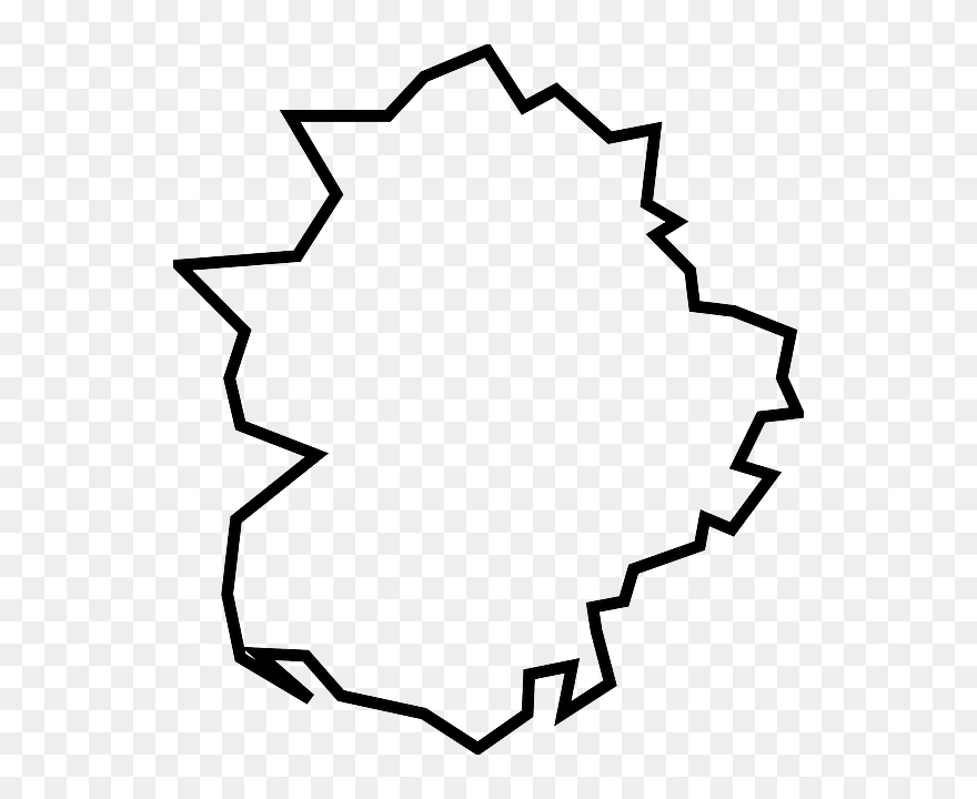 Spain, Geography, Europe, Map - Extremadura Vector Clipart