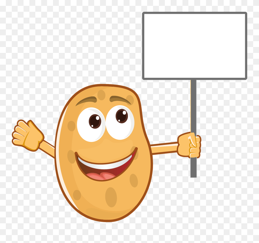Happy Potato Clip Art - Png Download