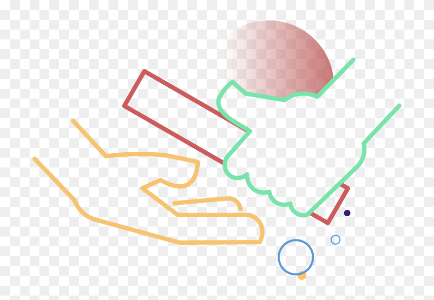 More Independence, More Community - Illustration Clipart