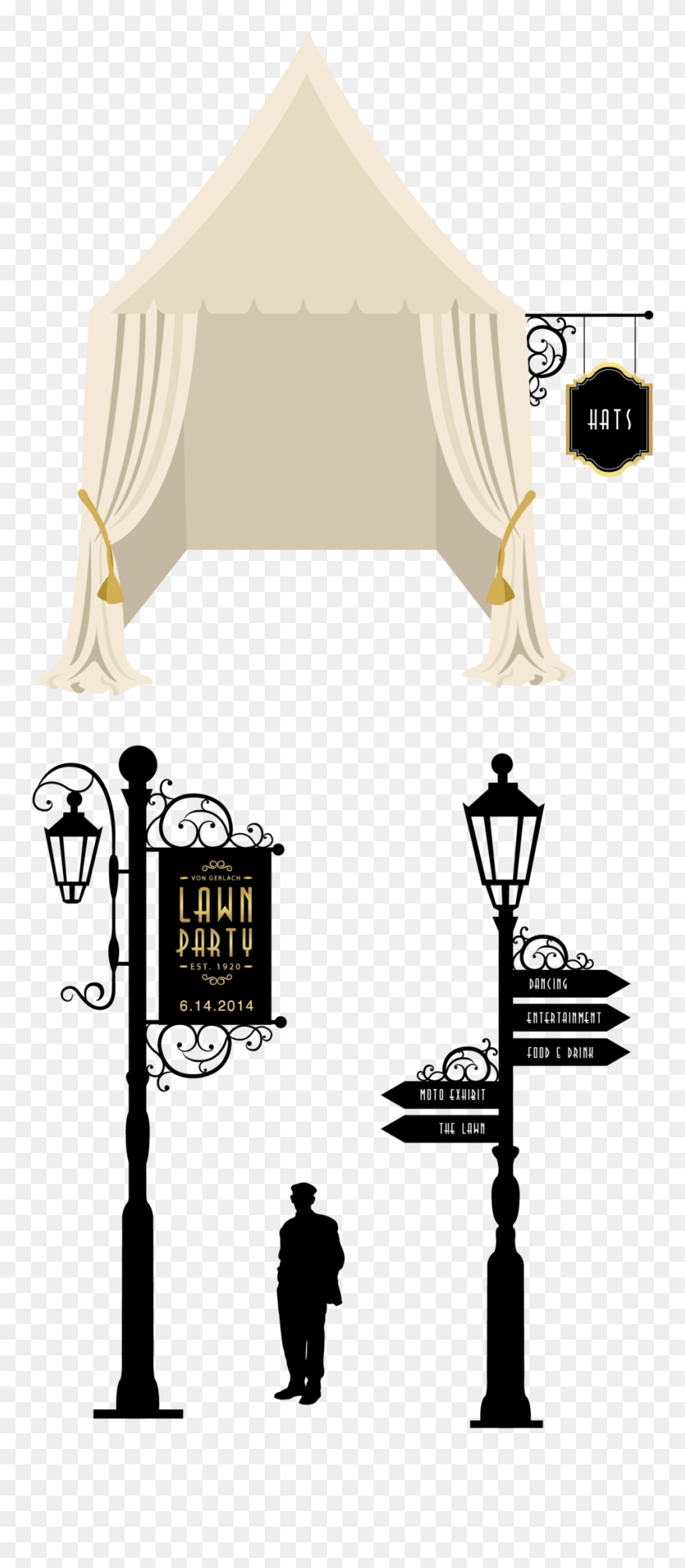 Roaring 20s Clipart - Png Download