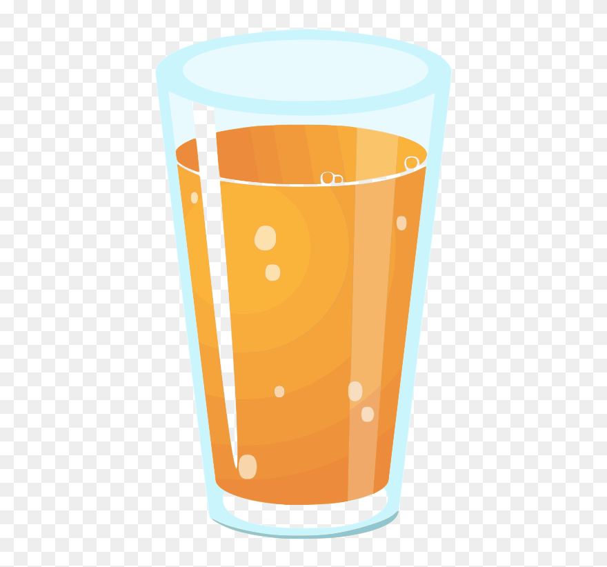 Coffee Cup Pint Glass Drinkware Clipart - Clip Art Glass Of Orange Juice - Png Download