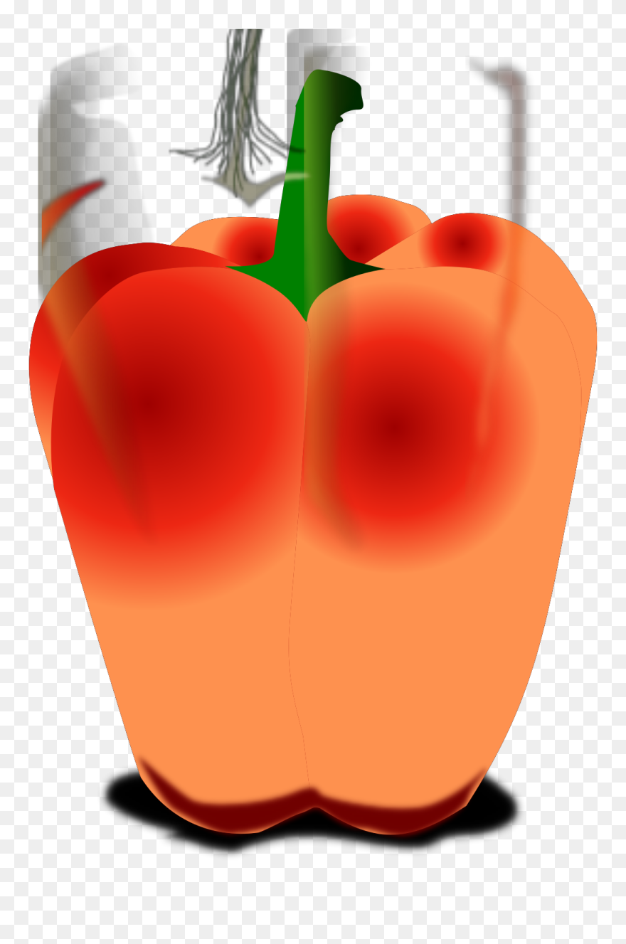 Red Bell Pepper Clipart