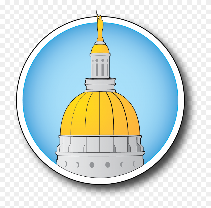 Day At The Capitol Clip Art Black And White - Dome - Png Download