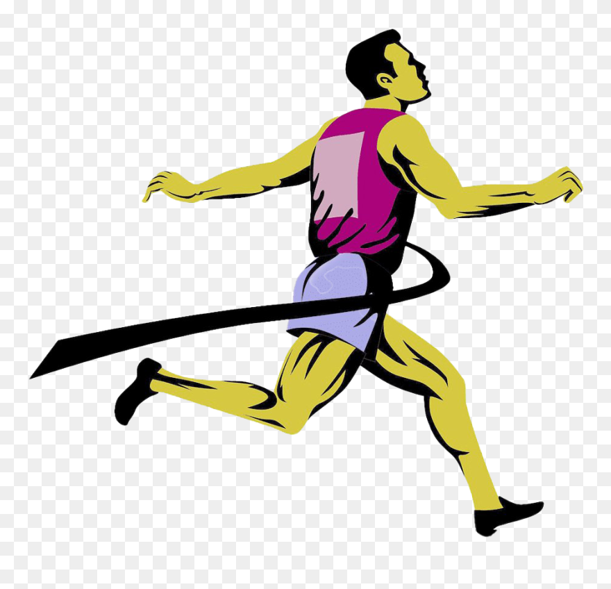 Finish Line Png Free Download - 100 Meter Clip Art Transparent Png
