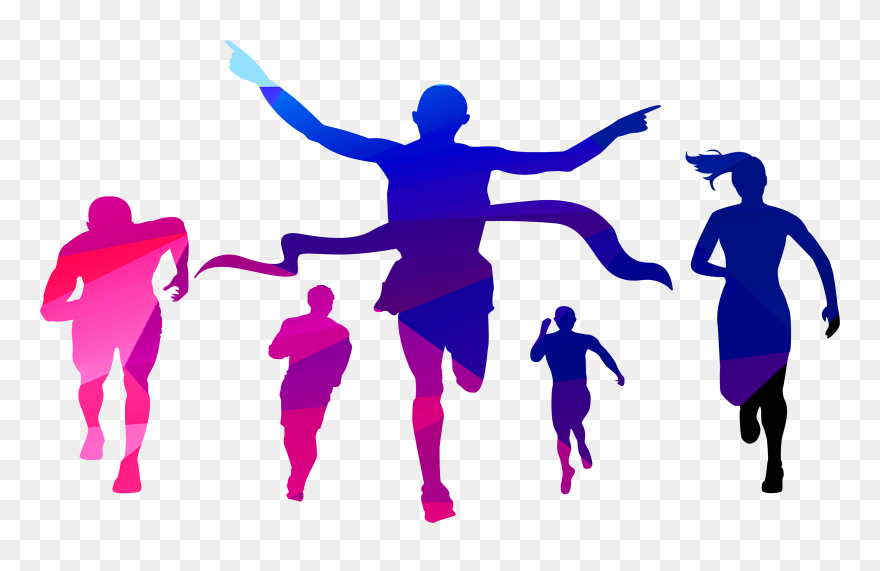 Marathon Finish Png - Someone Crossing The Finish Line Clipart
