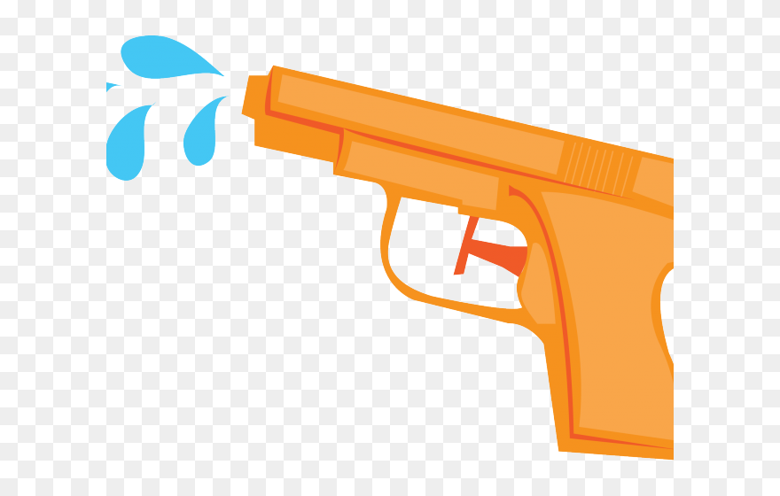 Water Gun Clip Art - Png Download