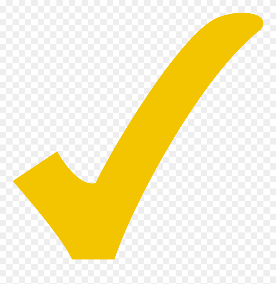 Free Yellow Check Mark Png, Download Free Clip Art, - Yellow Check Mark Transparent Png
