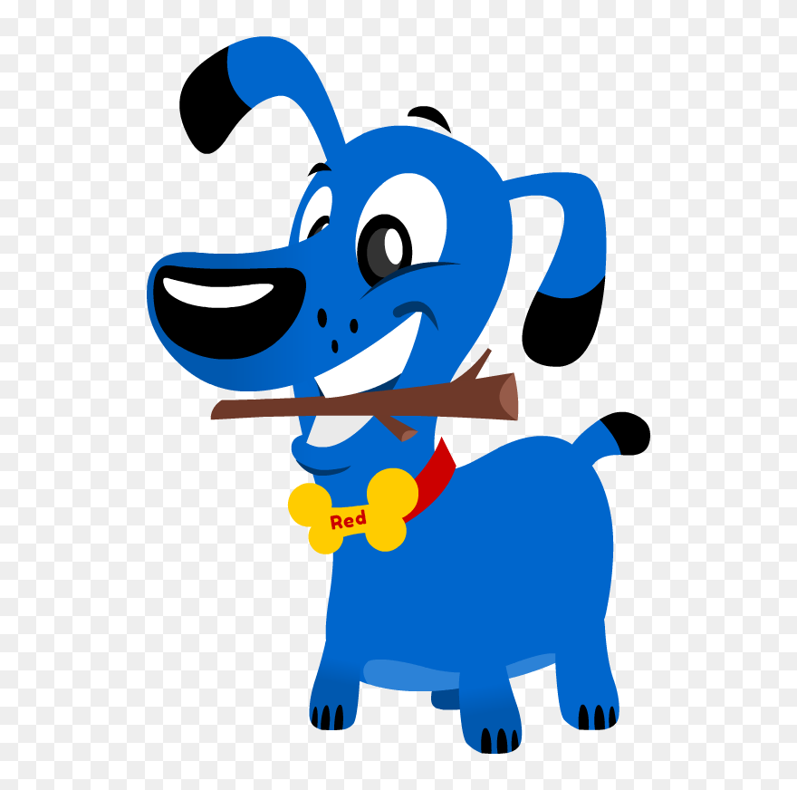 Blue Wheelers Dog Logo Png Clipart