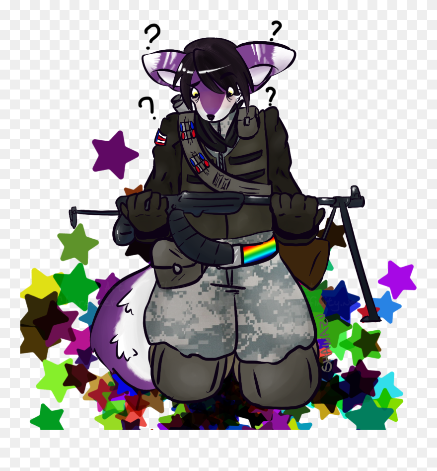 Fosky Gun - Grunge Clipart