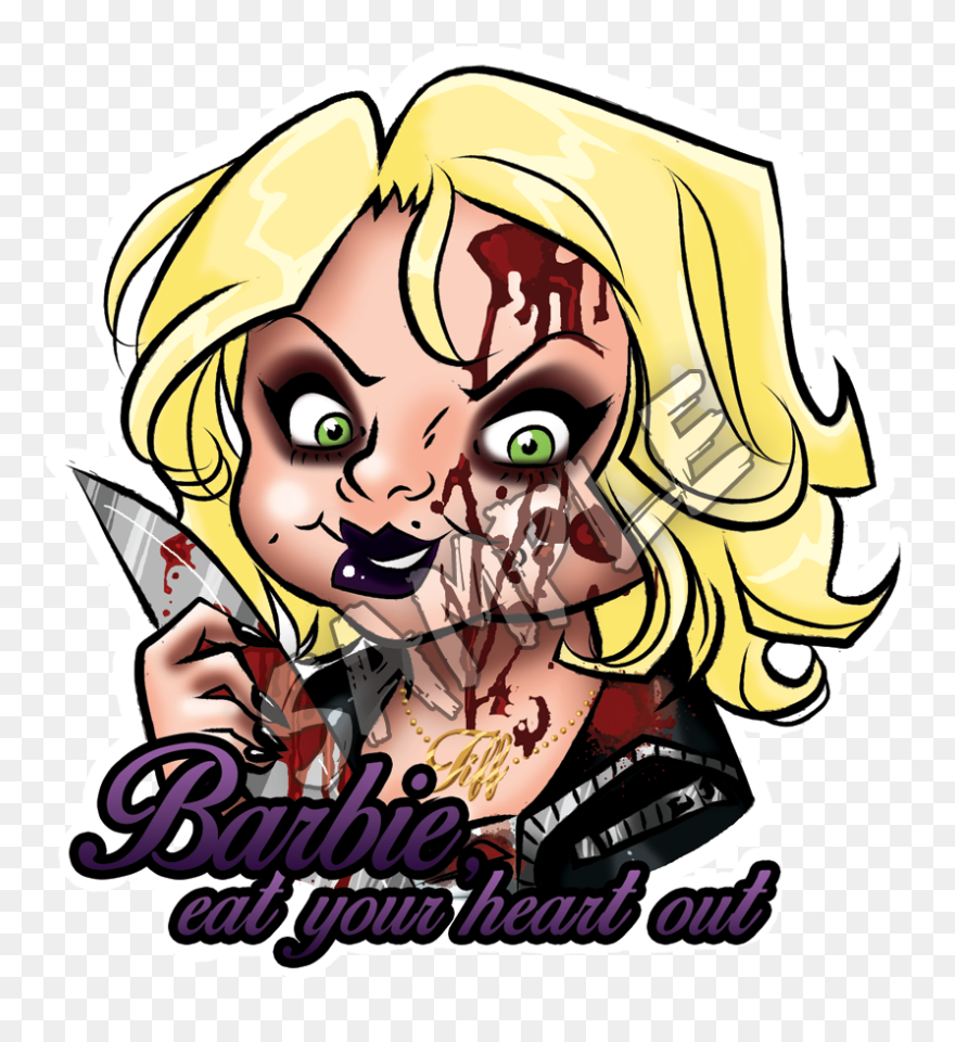 Collection Of Free Chucky Drawing Tiffany Download - Bride Of Chucky Drawings Clipart