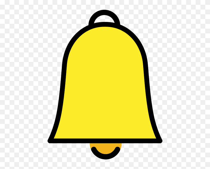 Bell Emoji Clipart - Scalable Vector Graphics - Png Download