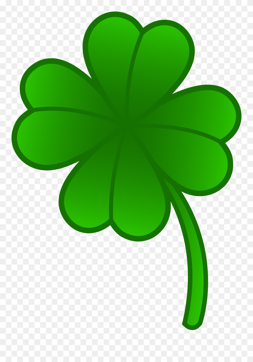 Four-leaf Clover Red Clover Clip Art - Four Leaf Clover Free - Png Download