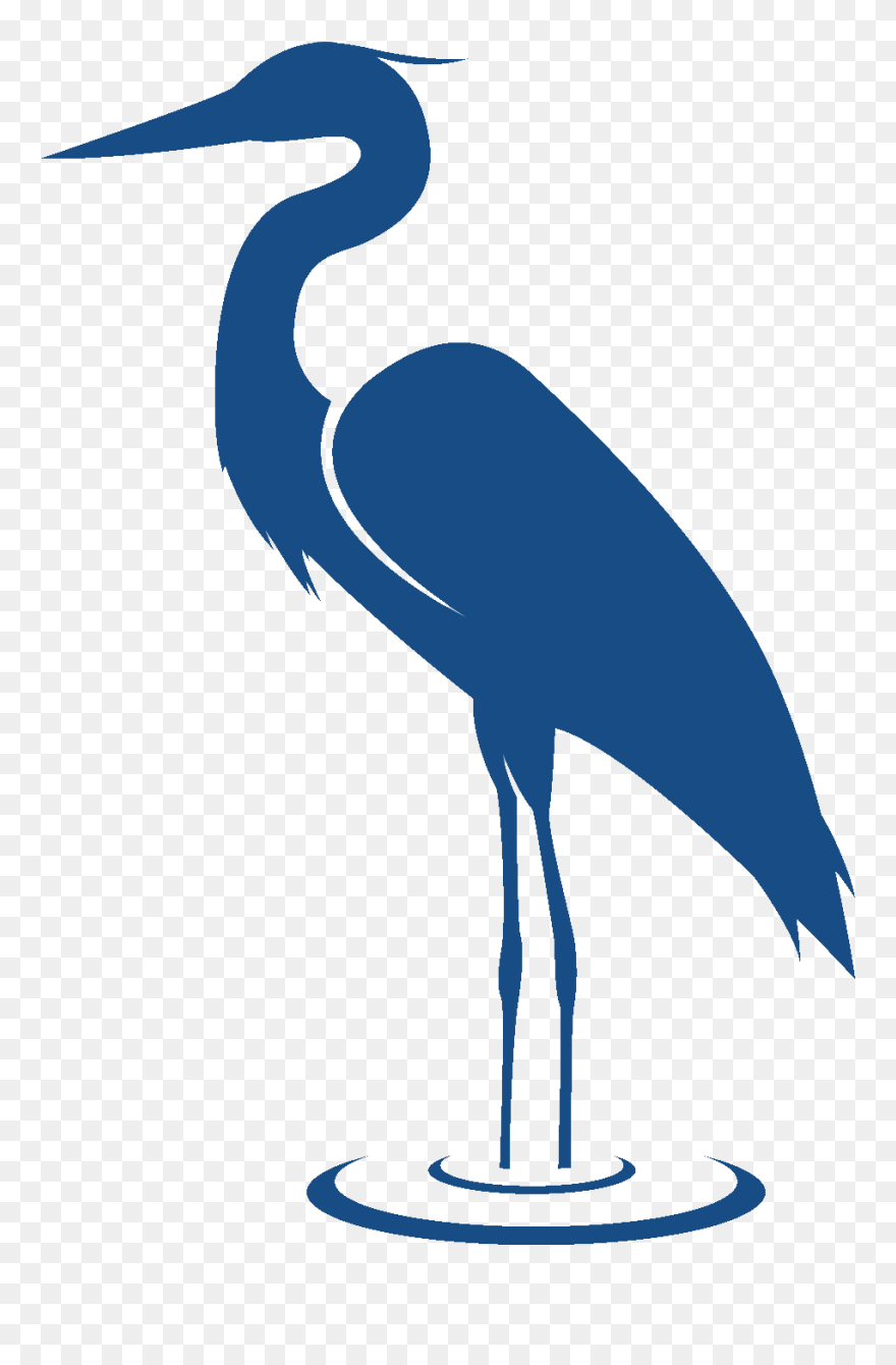 Clipart Blue Heron - Png Download