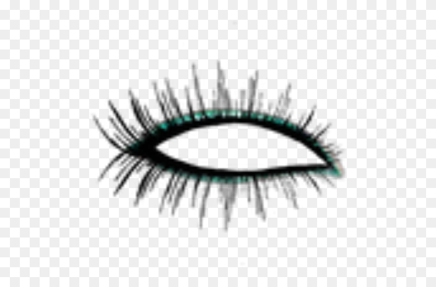 Eyelashes Clipart Outline - Eye Make Up Png Transparent Png