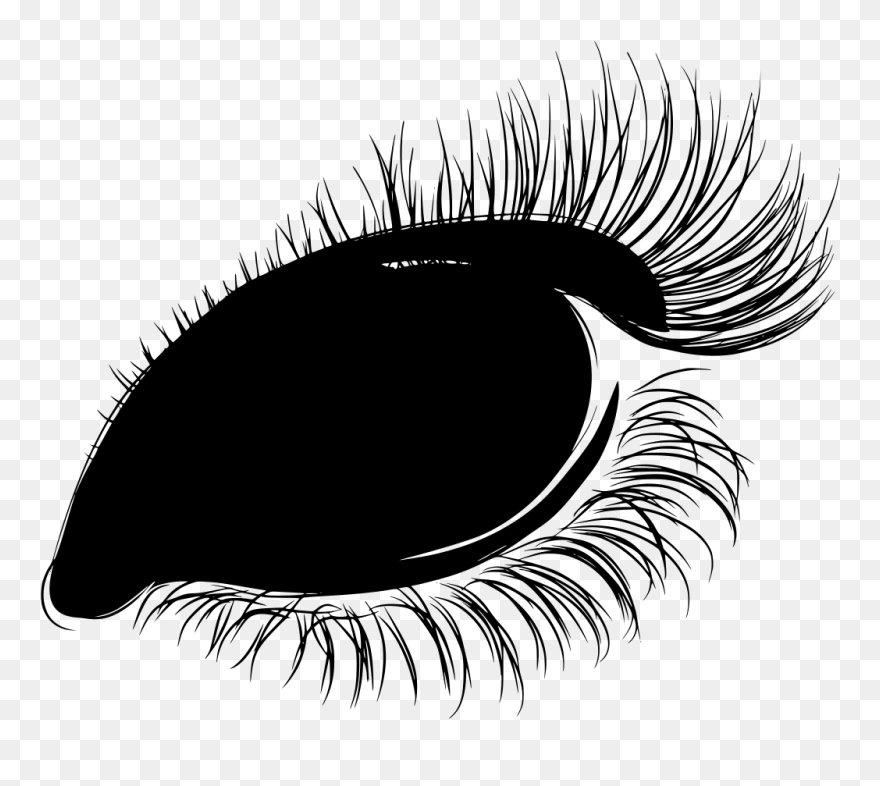 Collection Of Free Eyelash Drawing Closed Download - Transparent Women Eye Png Clipart
