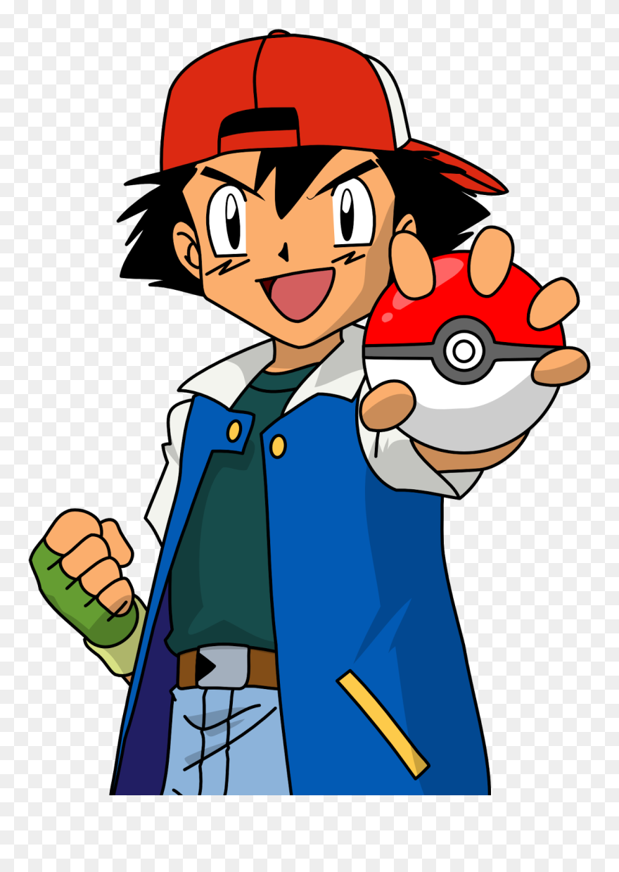 Ash Pokemon Clipart - Png Download