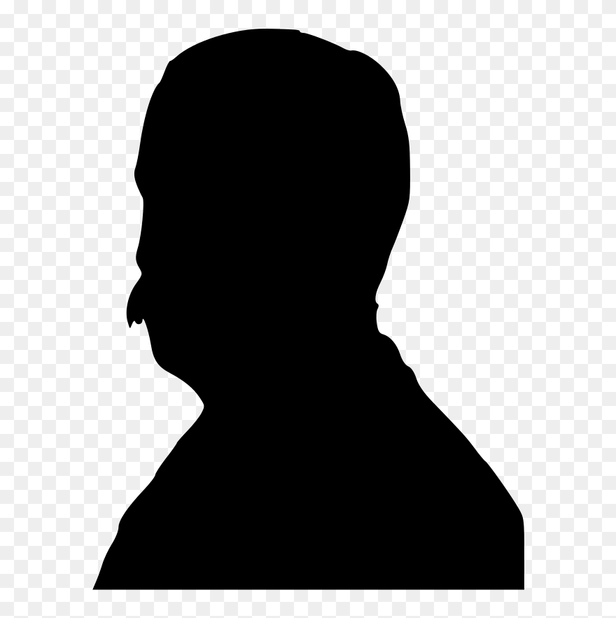 Blue Man Silhouette Svg Clip Arts - Old Man Silhouette Png Transparent Png