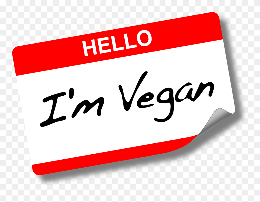 Hello Im Vegan - Still Vegan Clipart