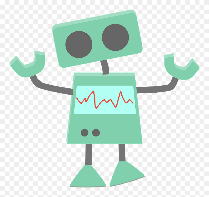 Clueless Robot Remix Clipart - Robot Clipart - Png Download
