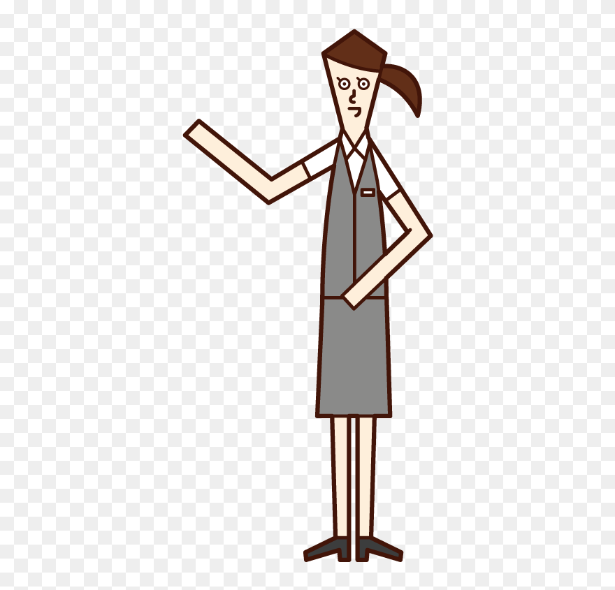 Illustration Of A Medical Clerk And Medical Secretary - フリー グランド スタッフ イラスト Clipart