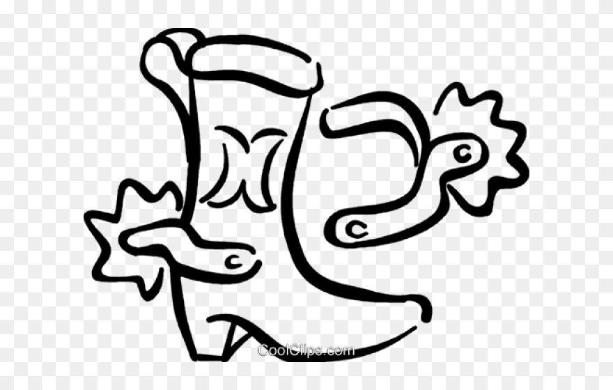 Transparent Spurs Clip Art - Cowboy Boots With Spurs - Png Download