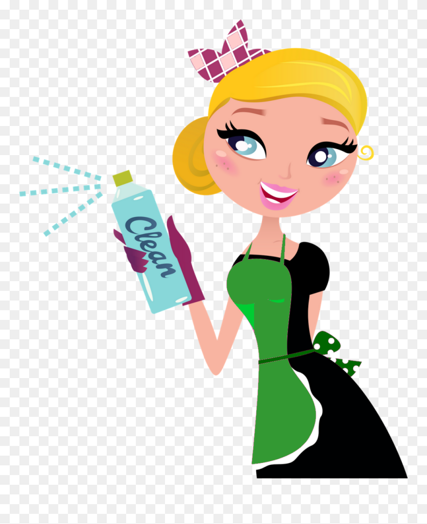 House Cleaning Services Chicago - Cartoon Cleaning Clipart