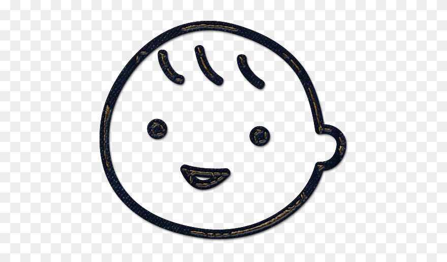 Baby Face Clip Art - Black And White High Resolution Images Baby - Png Download