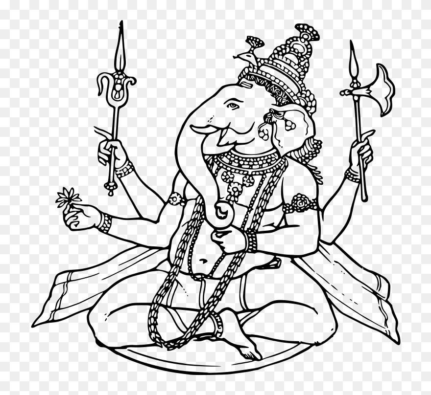 Ganesh - Adobe Pagemaker Clipart Download - Png Download