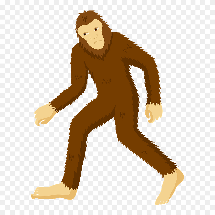 Bigfoot Clipart - New World Monkey - Png Download