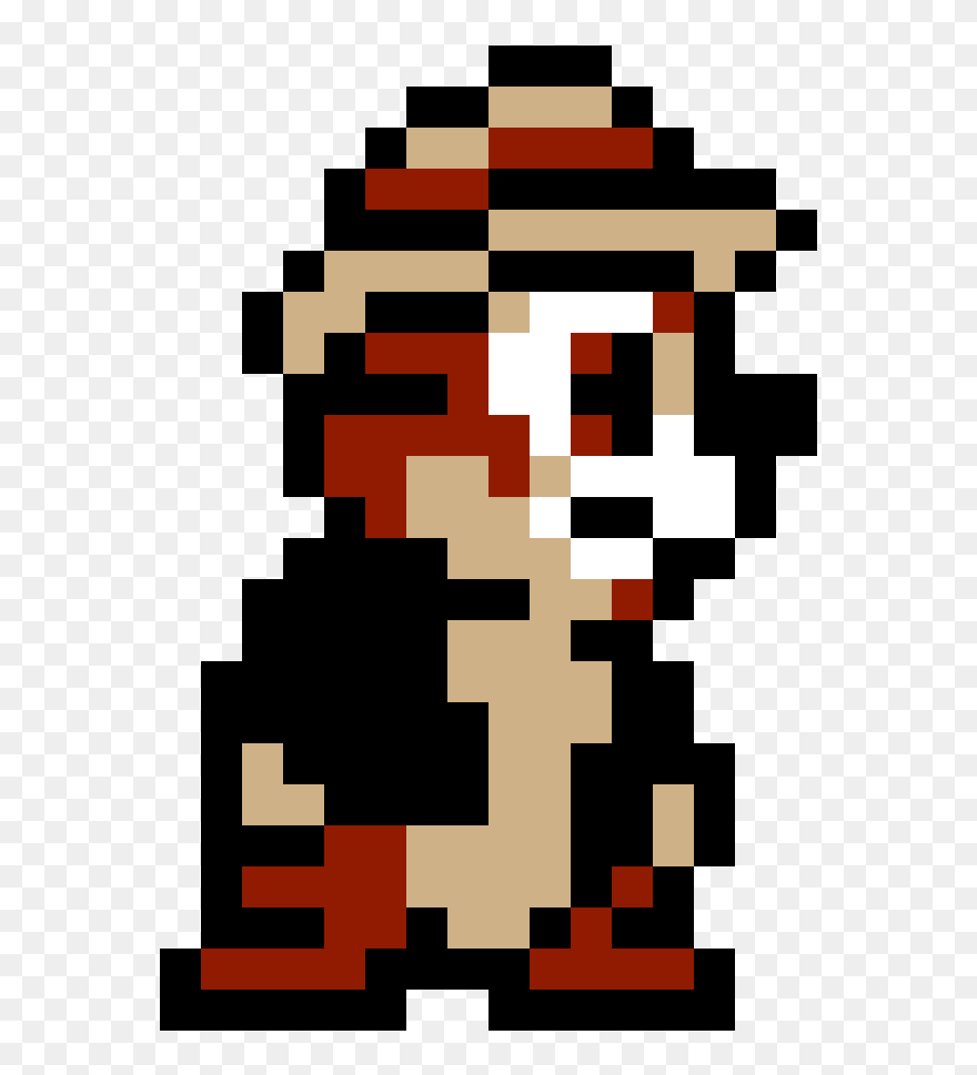Transparent Chip And Dale Png - Chip And Dale Pixel Art Clipart